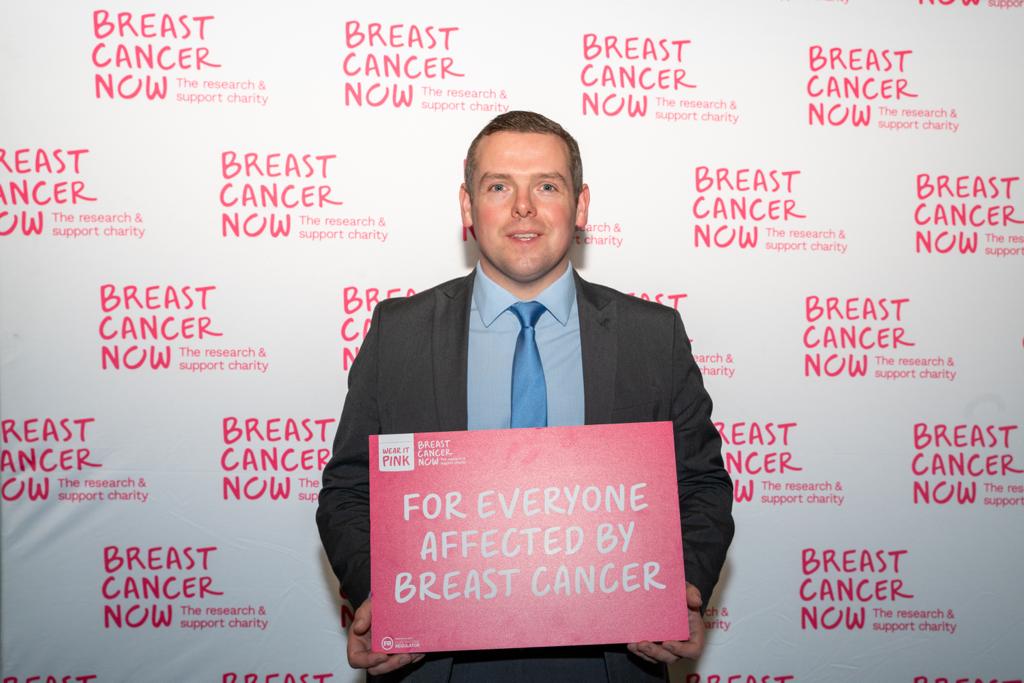 Delighted to support @BreastCancerNow, on #WearItPink day. On average, 94 people a week are diagnosed with breast cancer. By raising awareness, we can drive forward life-changing research, and support those living with breast cancer across Scotland and the rest of the UK.