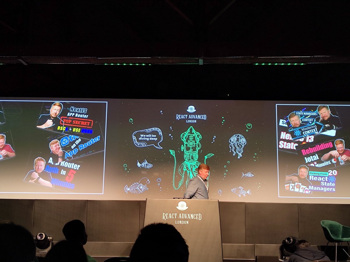 freakthafunk's tweet image. Watching the Blue collar coder at #ReactAdvanced