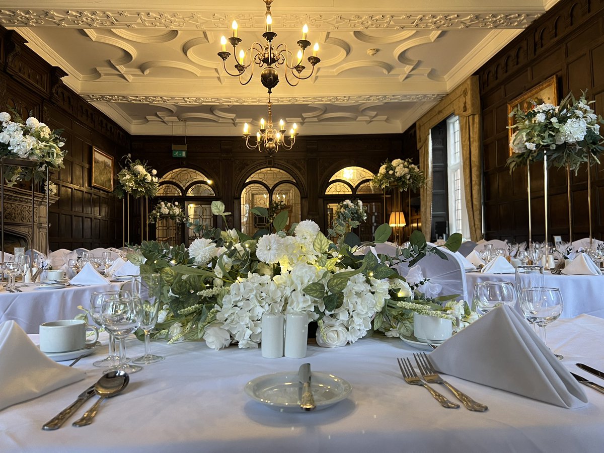 Our Great Hall ready for your first meal together as newly weds!

#CBHH #weddingday #weddinginspiration #weddingmemories
#weddings