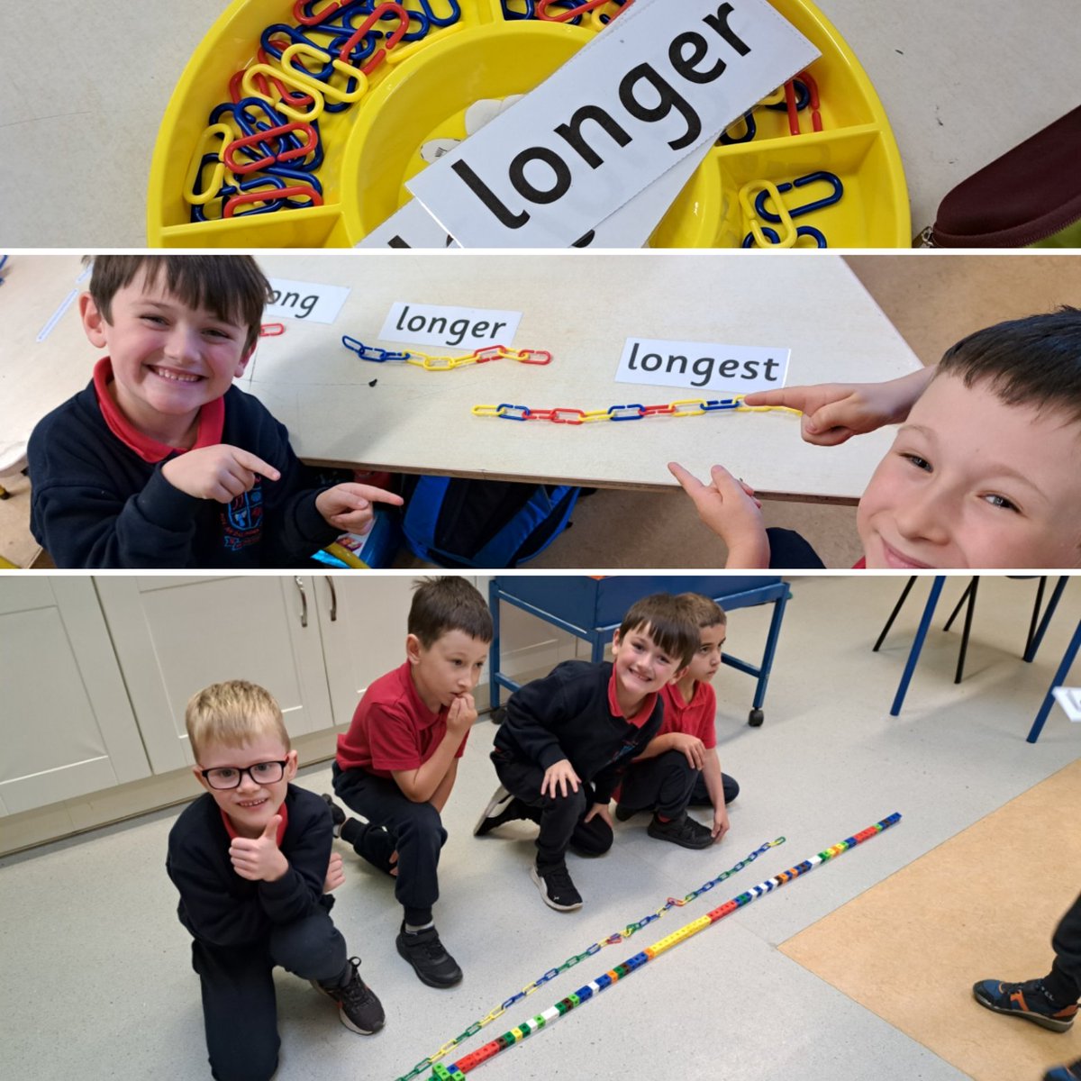 Incredible excitement in Senior Infants for their Maths Week 2023 challenge. It is safe to say they loved learning about Measures this week! <a href="/mathsweek/">Maths Week Ireland</a> #activelearning #stations #numeracy