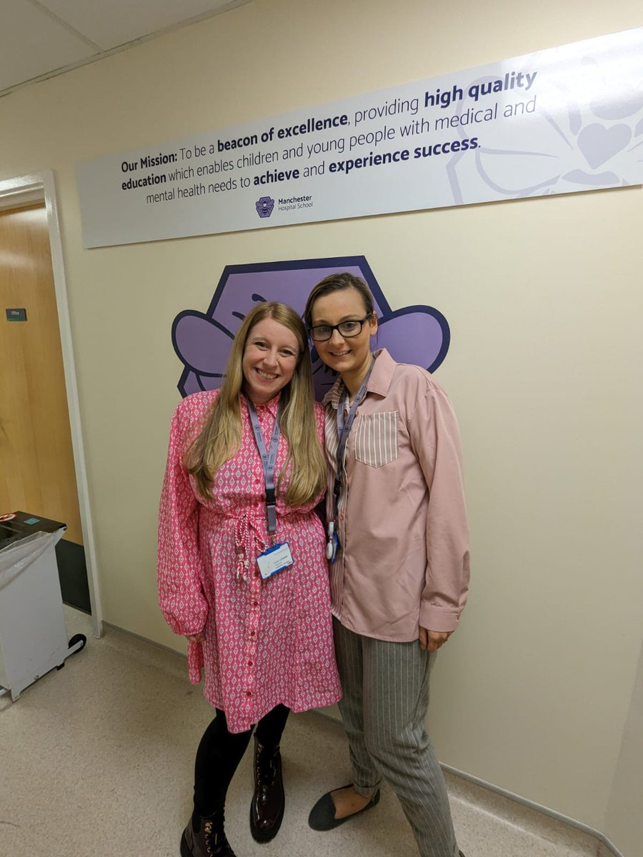 Staff at Manchester Hospital School have worn their best pink clothes today for <a href="/BreastCancerNow/">Breast Cancer Now</a> #breastcancer #BreastCancerAwarenesMonth