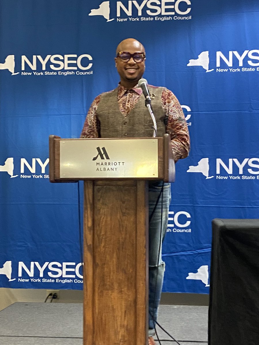 Thank you to @DaBaddestEdu Lamar Timmons-Long for filling our souls during his keynote. Let’s remember: 1. Make space 2. Stay Committed 3. Engage in critical thought 4. Take good care of yourself. #growingwithNYSEC2023