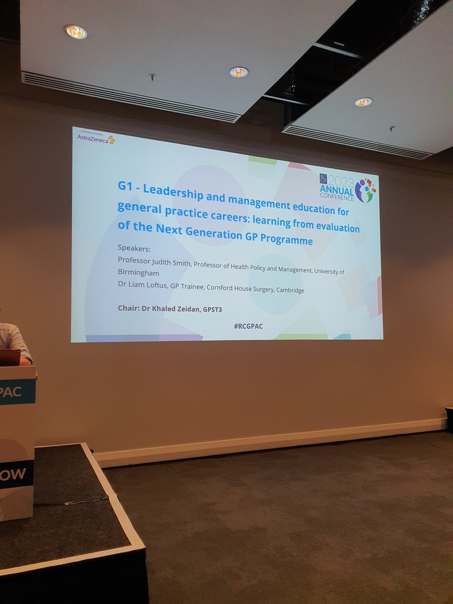 Yasmine Zedan (@yasminezedan) on Twitter photo Interesting intro about the importance of clinical leadership and the Next Gen Programme from <a href="/Liam_Loftus/">Liam Loftus</a> #RCGPAC Interesting intro about the importance of clinical leadership and the Next Gen Programme from <a href="/Liam_Loftus/">Liam Loftus</a> #RCGPAC