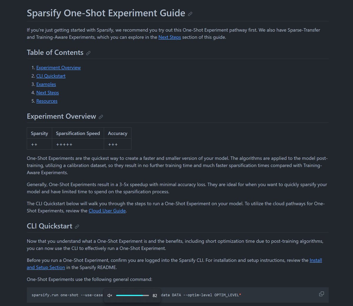 🚀🚀 Explore Sparsify's One-Shot Experiment Guide! Discover how to quickly optimize your models with post-training algorithms for a 3-5x speedup. Perfect for when you need to sparsify your model with limited time and improved inference speedups.🔥 **FYI, this is what I used to…