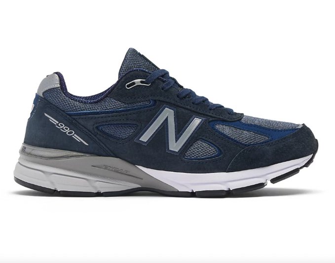 SOLELINKS's tweet photo. Ad: New Balance Made in USA 990v4 ‘Navy/Silver’ releases at 7am PT/10am ET => https://t.co/WfMlUZVJ6y https://t.co/eWYWOgEjbg