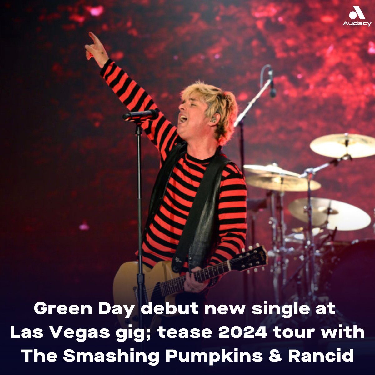 On Thursday night, Green Day played ‘Dookie’ in full, debuted their upcoming single “The American Dream Is Killing Me,” AND teased a 2024 tour with The Smashing Pumpkins &amp; Rancid 👀