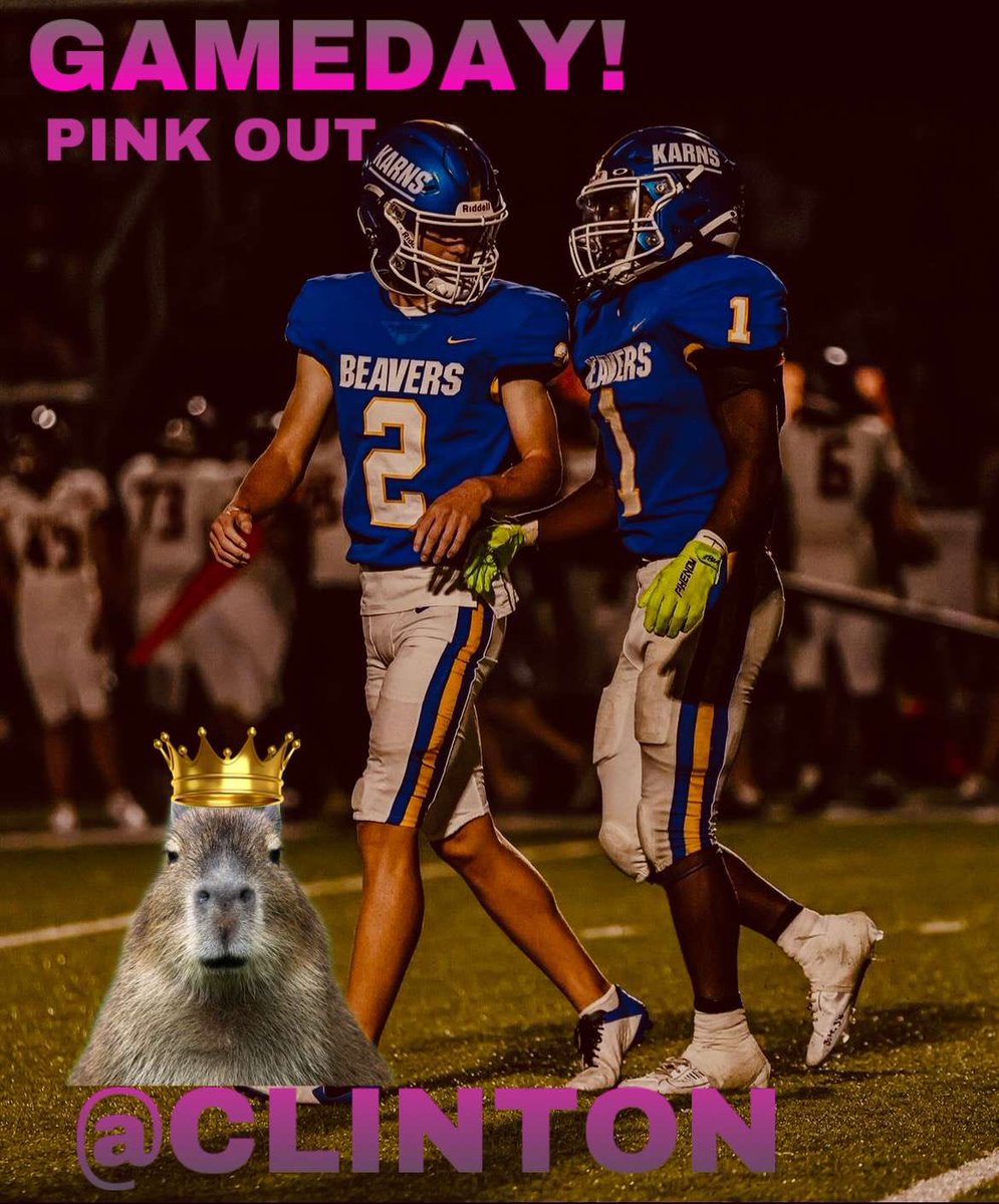 BlueZoo_'s tweet image. GAMEDAY ‼️
come out to Clinton tonight to support the beavs🩷🦫
kickoff 7pm 🕖 
#damstrong