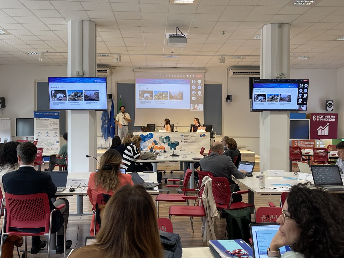 🛰️ 19th UN-Space Open Session
Presenting the #OSM community's swift disaster response and open data usage on the ground, with case studies from #Libya and #Morocco, where #UNMaps and <a href="/hotosm/">Humanitarian OpenStreetMap Team</a> supported the great efforts of the local communities <a href="/MapLibya/">OpenStreetMapLibya</a> #OSMMaroc #UNGSC