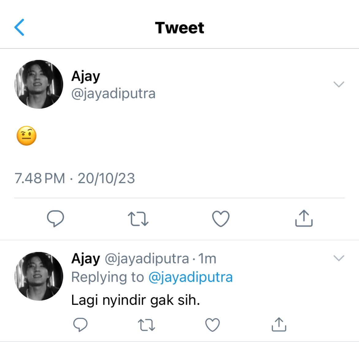 #JayaSyifaStori; ini beneran lagi nanya atau nyindir, Ncip?! (1/4)