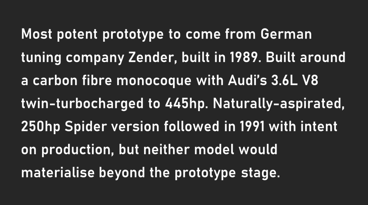 ObscureSupercar's tweet photo. 🇩🇪 Zender Fact 4 BiTurbo
1989 • 3.6L V8 TT • 445bhp • 194mph
📸 WheelsAge
#osotd #supercars #zender https://t.co/YOkfKxhVwA
