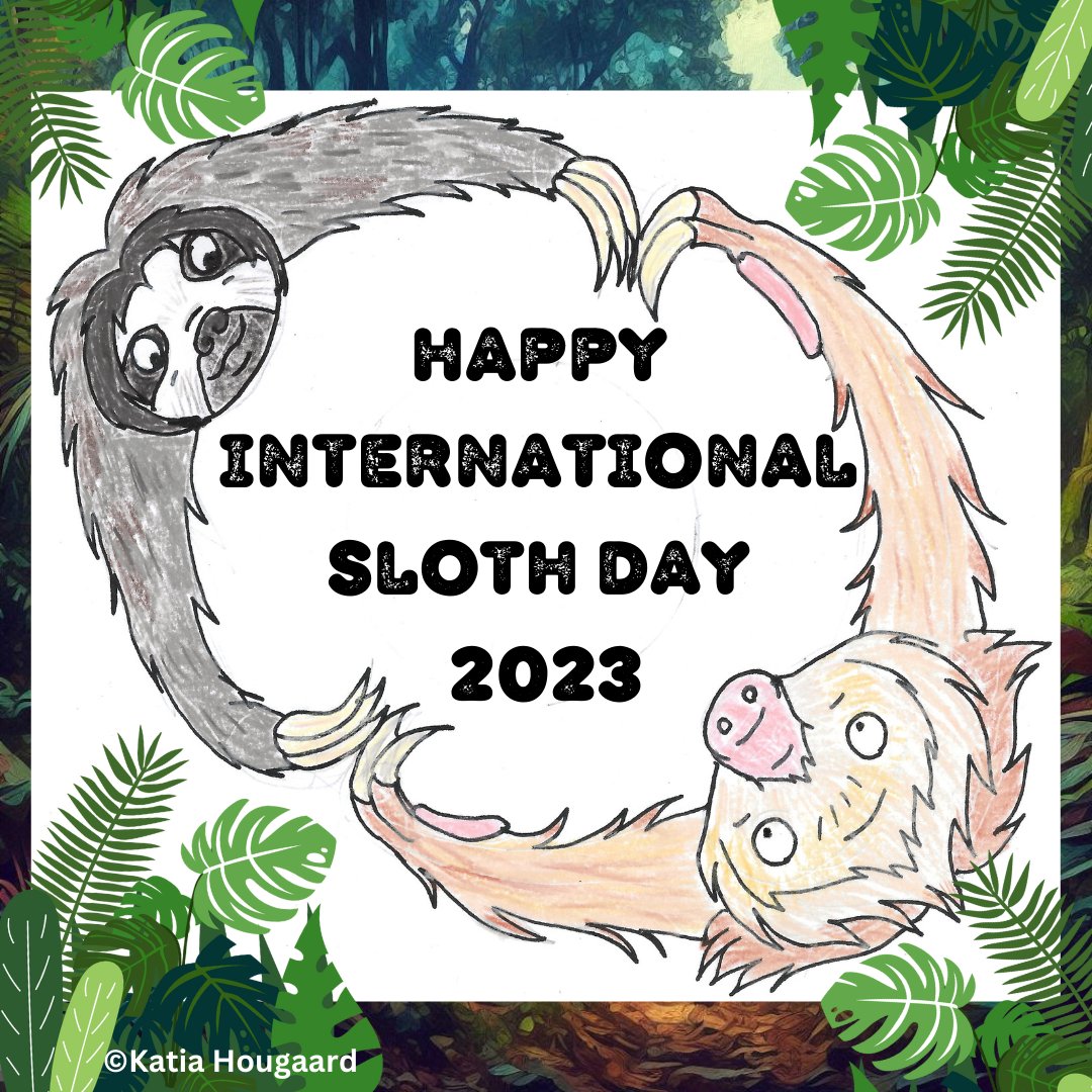 Happy International Sloth Day 2023!

slothconservation.org
aiunau.org/en/home-2/
toucanrescueranch.org
greenfundsuriname.org

#katia_artpage #sloths #twotoedsloth #threetoedsloth #cuteanimals #colouredpencils #jungle #animalsinart #cute #internationalslothday