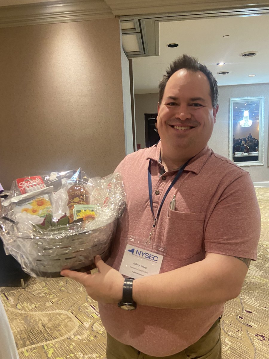 Congratulations to all our raffle winners!  Winning looks great on you!  All proceeds from the raffle will go to the Friends of Excellence and helps sponsor scholarships. That makes us ALL winners!! Thank for your support!  #growingwithNYSEC2013