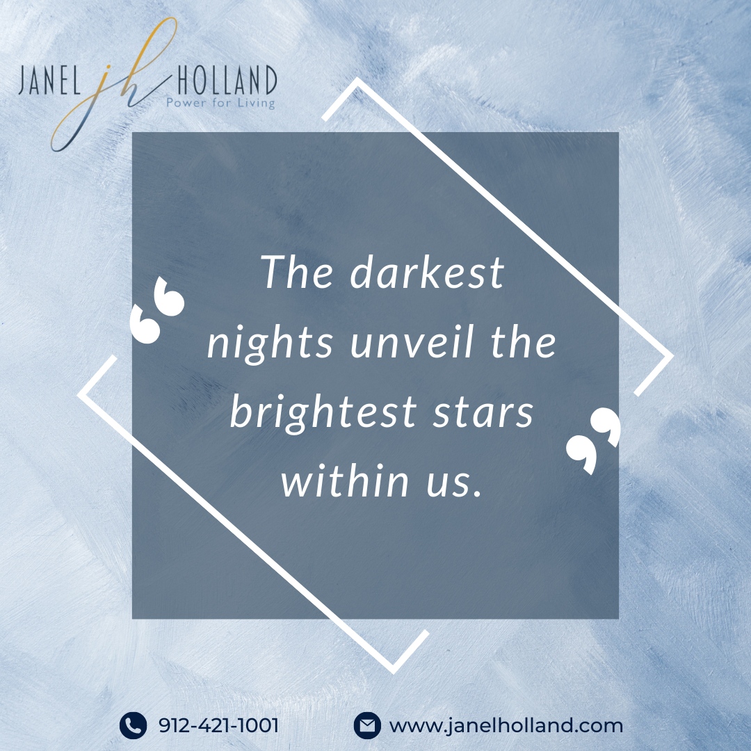 ✨ Just like the darkest nights unveil the brightest stars, your toughest times can reveal your inner strength and resilience. 

🌌 Embrace the challenges, for they are the forge where your character is shaped. 💪💫 

#StrengthInAdversity #InnerResilience #ShineBright