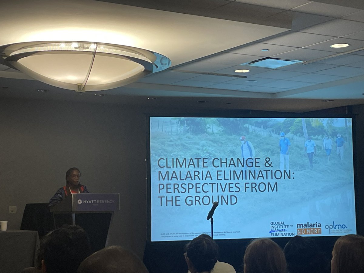 “Children under 5 are paying the highest price of #ClimateChange as they aren’t receiving #malaria interventions at the right times due to unpredictability of rainy seasons.” Olivia Ngou @oliviaoli02 of @ImpSanteAfrique 

@GLIDE_AE @MalariaNoMore @APLMA_Malaria #TropMed23 @ASTMH