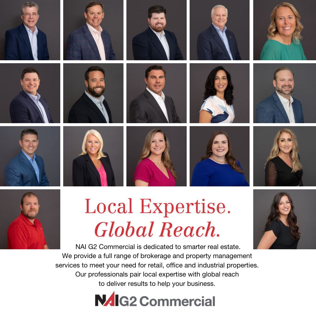 Who are we? 

Our team of professionals have decades of combined experience in commercial leasing and sales, development, project, and property management. 

Check out our website: g2cre.com/who-we-are/
#naiglobal #g2commercial #theg2difference #columbusGA #eastalabama