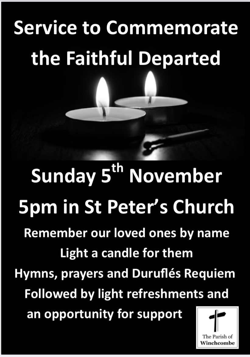 PofWinchcombe's tweet photo. Please share with those who may benefit from this service…. @GlosDioc @radiowinch @ExpWinchcombe https://t.co/cusucHcJR3