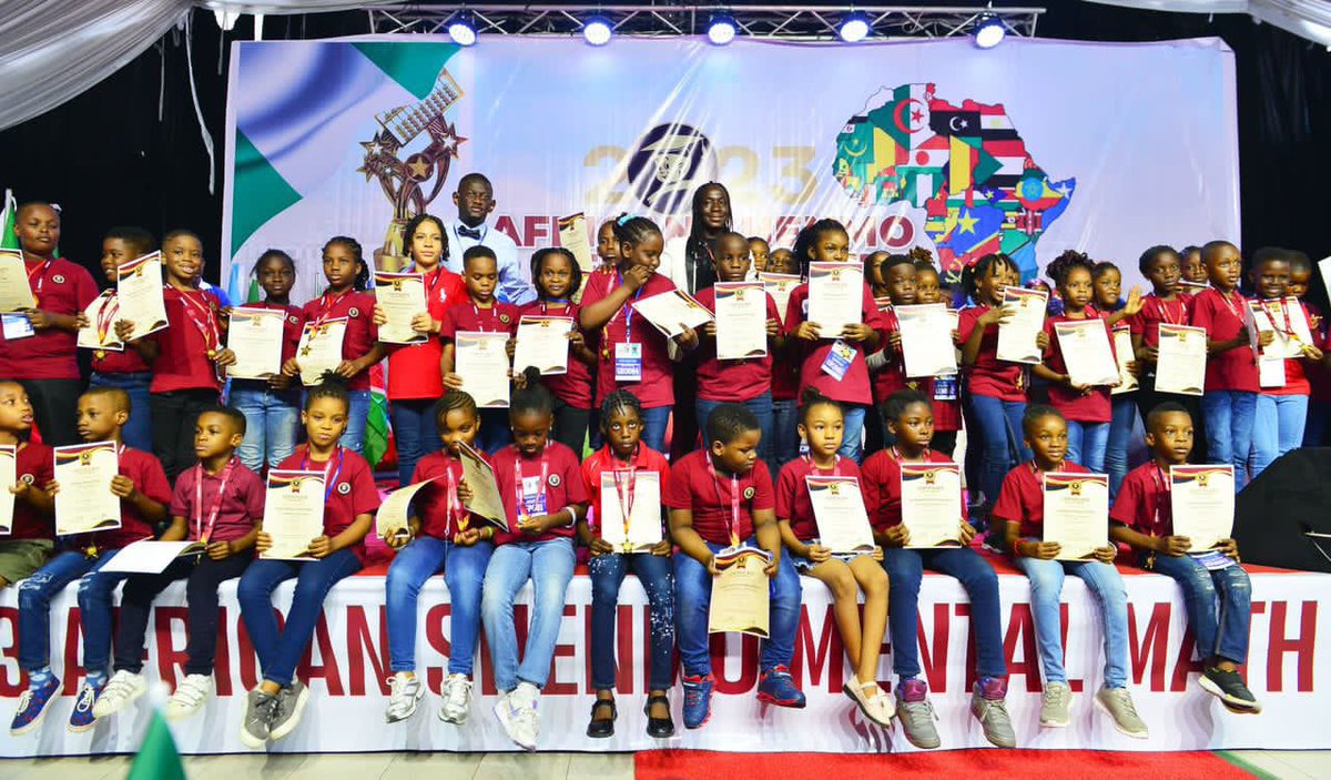 ShenmoNiger's tweet photo. L’AFRICAN SHENMO ABACUS CUP, c’était :

Plus de 1 000 enfants âgés de 4 à 16 ans originaires de plus de 20 pays africains.

Plus de 30 coordinateurs.trices d'école Shenmo d'Afrique, de Chine, des Etats-Unis et de l'Indonésie ainsi que 1000 parents venus de différents pays du https://t.co/X72MGwhewB