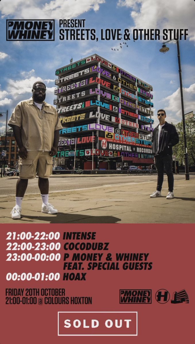 It's album launch day with @KingPMoney, sold out business. See you guys there 🔊
