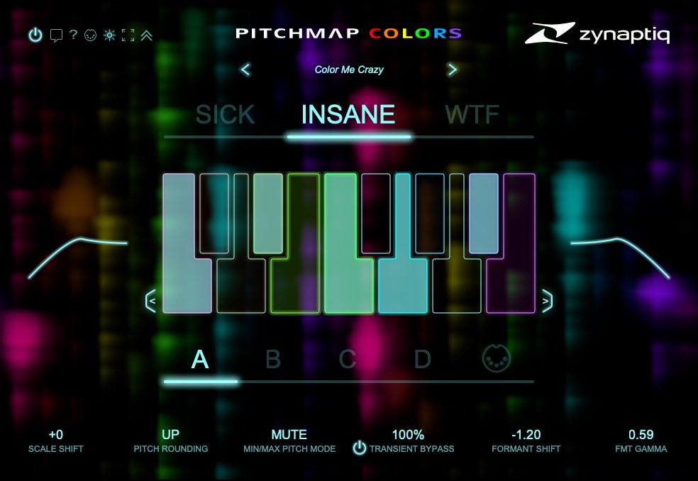 zynaptiq's tweet image. Out now: PITCHMAP::COLORS, designed in coop with Au5 - fuses PITCHMAP tech with more transformation features and a workflow geared towards sound design! zynaptiq.com/pitchmapcolors/ #sounddesign #musicproduction #colorbass #zynaptiq