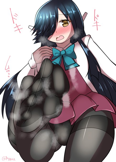 「し…司令官…?そんなところ…嗅がないで…///」      
 ムレムレ黒タイツ早霜チャン(ˇωˇ) 
進水日おめでとう!(連続1323日目           
#艦これ版真剣お絵描き60分一本勝負_20231020 
#艦これ版深夜の真剣お絵描き60分一本勝負 
#めび環んどろ #10000日チャレンジ 