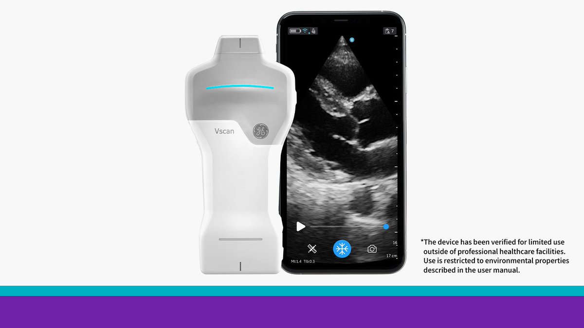 Give a big, warm welcome to Vscan Air™ SL! 

Built by GE HealthCare and inspired by your needs, Vscan Air SL is a wireless dual-probe #handheldultrasound for focused cardiac assessments. 

It has both sector and linear transducers that deliver crystal clear images anytime,