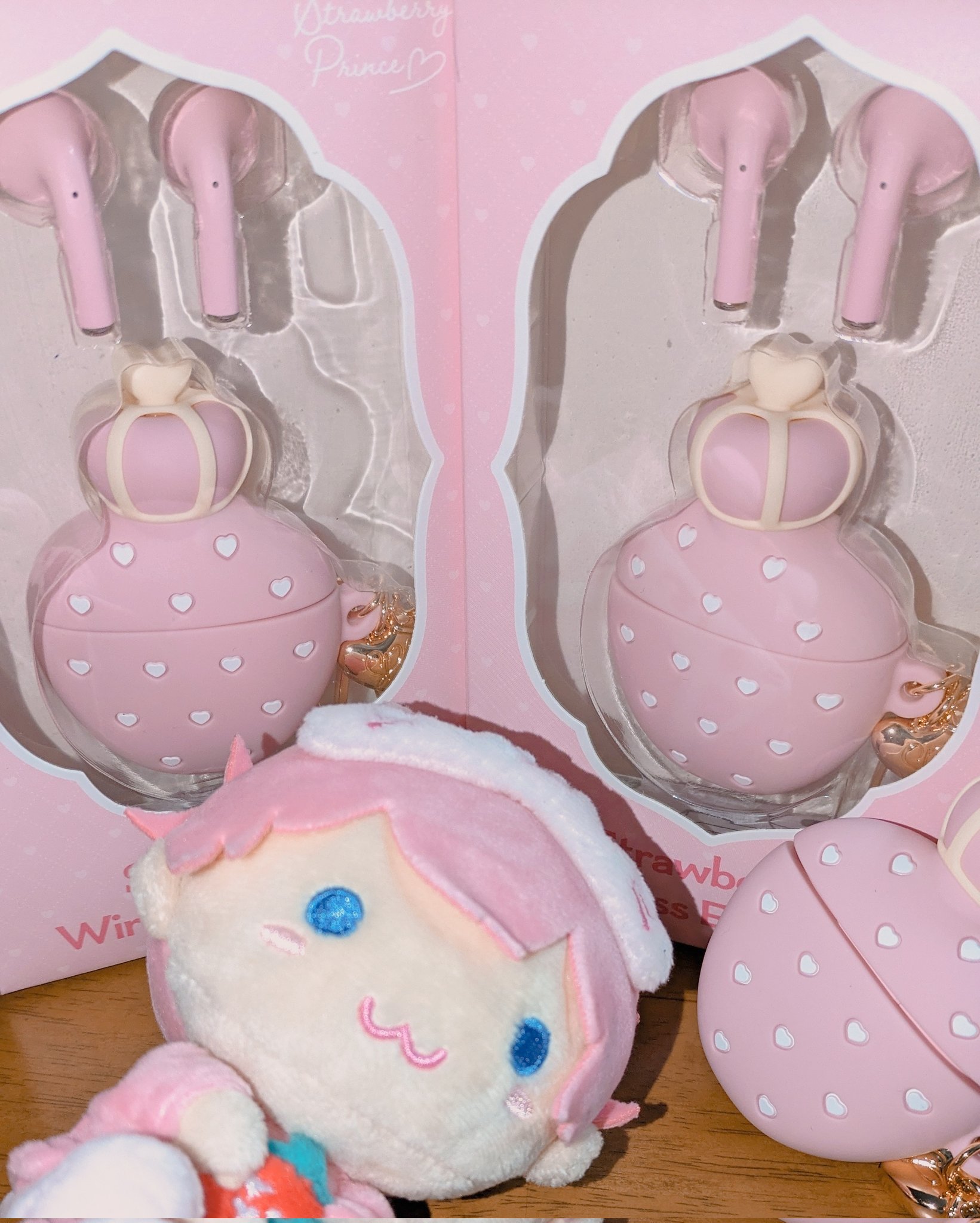 すとぷり　ワイヤレスイヤホン Strawberry Wireless Earphone ワイヤレスイヤホン イヤホン す