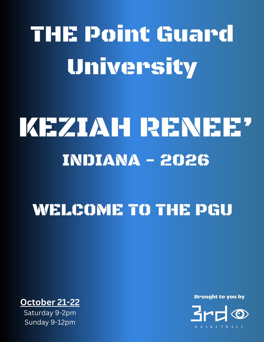 CoachDante's tweet photo. Welcome Keziah @keziah_renee ! #3rdIPGU #CourtLife #3rdIBasketball https://t.co/2JS2suRjp3