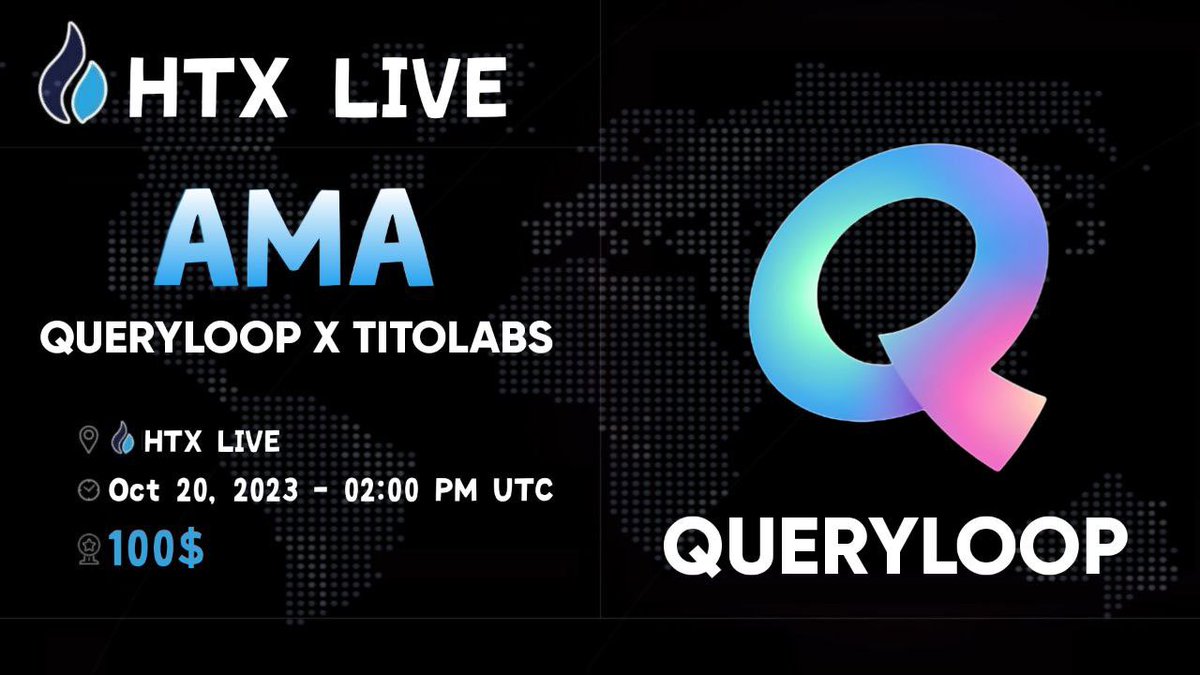 Brace yourselves for an epic Huobi LIVE AMA with the incredible team at Titolabs♾!  Starting at 14:00 UTC 45 minutes 

Web3, subqueries, and a whole lot of crypto goodness. Mark your calendars!