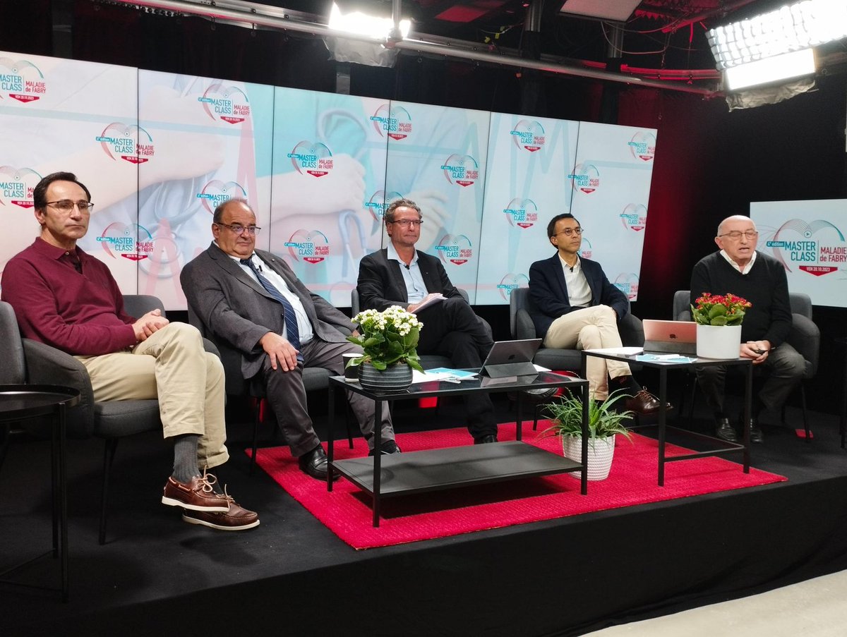 Aujourd'hui c'est la 4e Master Class de <a href="/FCardiogen/">Filiere Cardiogen</a> sur la Maladie de Fabry !
Plus de 220 professionnels de santé réunis en ligne pour partager leurs expériences, dans le but d'améliorer la prise en charge diagnostique et thérapeutique de cette maladie rare
<a href="/amicusrx1/">Amicus Therapeutics</a> <a href="/SanofiFR/">Sanofi en France</a>