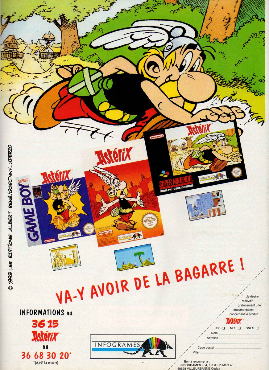 AllmightoFranky's tweet photo. la publicité dans les mags JV des années #80s #90s!Des pubs récup dans le #SuperPower 14, les jeux de sport,#Astérix,les #TinyToons et #JurassicPark sur #SuperNintendo,#NES et #Gameboy!! #retro #retrogaming #Supow #Culturepub #oldschool https://t.co/yRZFkwrxDe