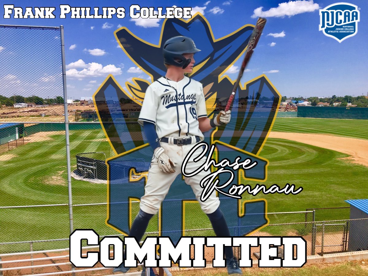 chase_ronnau (@chaseronnau) on Twitter photo I’m blessed, to announce my commitment to further my academic and athletic career at Frank Phillips College. Thank you to my family, teammates, and coaches to this point for making me the man and athlete I am today. AGTG!🙏🏻
<a href="/PlainsmenBB/">Frank Phillips College Baseball</a> <a href="/CrosBrosRecruit/">CrosBros Recruits</a>  <a href="/NTxTribe/">NTX Tribe</a> <a href="/SachseBaseball/">Sachse HS Baseball</a> I’m blessed, to announce my commitment to further my academic and athletic career at Frank Phillips College. Thank you to my family, teammates, and coaches to this point for making me the man and athlete I am today. AGTG!🙏🏻
<a href="/PlainsmenBB/">Frank Phillips College Baseball</a> <a href="/CrosBrosRecruit/">CrosBros Recruits</a>  <a href="/NTxTribe/">NTX Tribe</a> <a href="/SachseBaseball/">Sachse HS Baseball</a>
