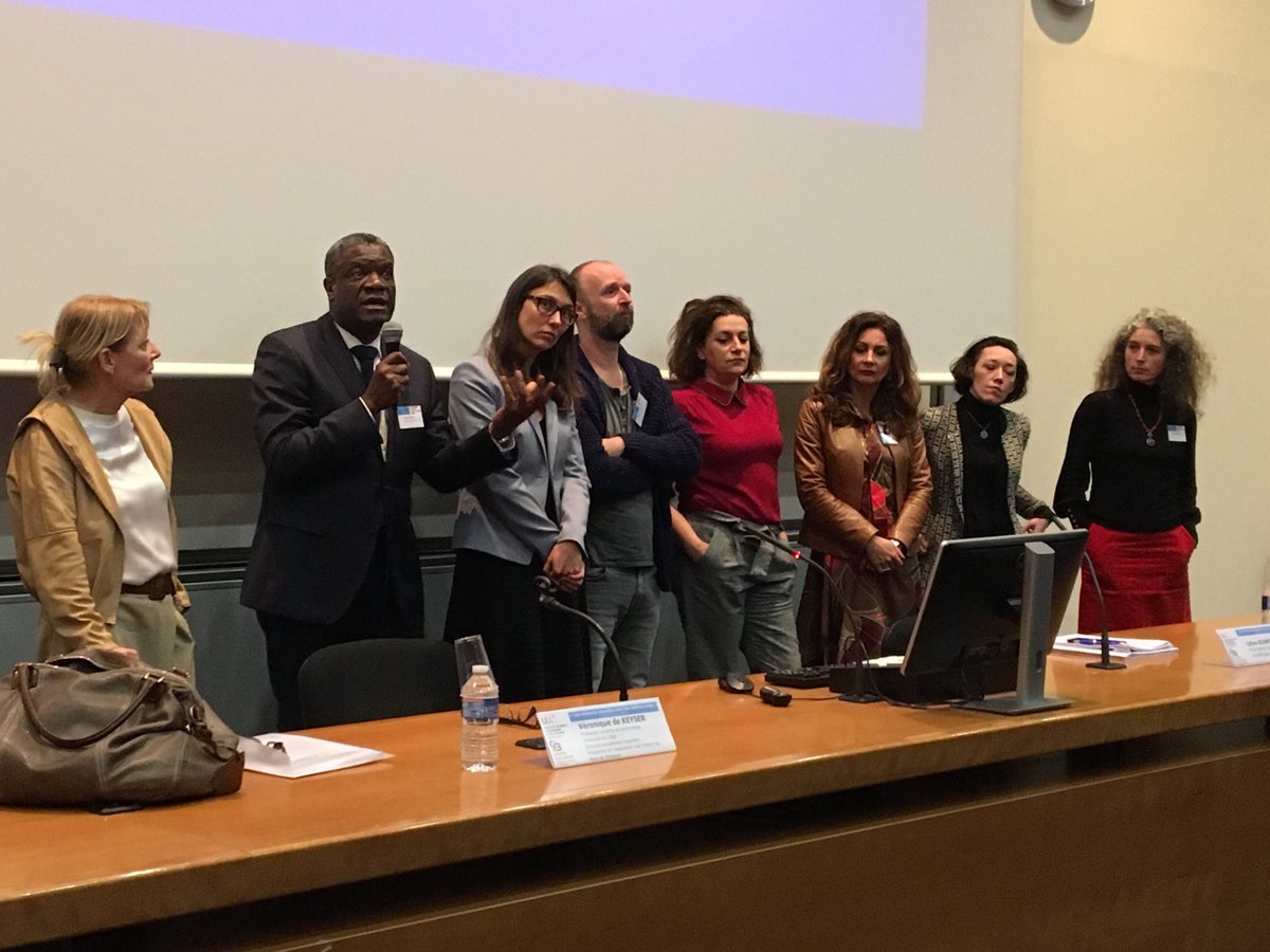 Nous vous partageons enfin la captation vidéo de la Conférence à laquelle @DenisMukwege, Prix Nobel de la Paix en 2018, et l’Université d'Angers avaient demandé @BliesBro d’intervenir afin de parler des violences sexuelles dans les conflits armés. >>> youtube.com/watch?app=desk…