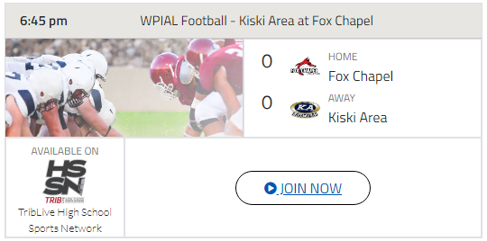 Gameday!!! Week 8
 WPIAL Football - Kiski Area at Fox Chapel
📺bit.ly/F03Lz04
🕢6:45 pm
<a href="/CamMurphy56/">Cameron Murphy</a> <a href="/MisterJThompson/">Jordan Thompson</a> <a href="/Roman_mason2/">Roman Mason</a>