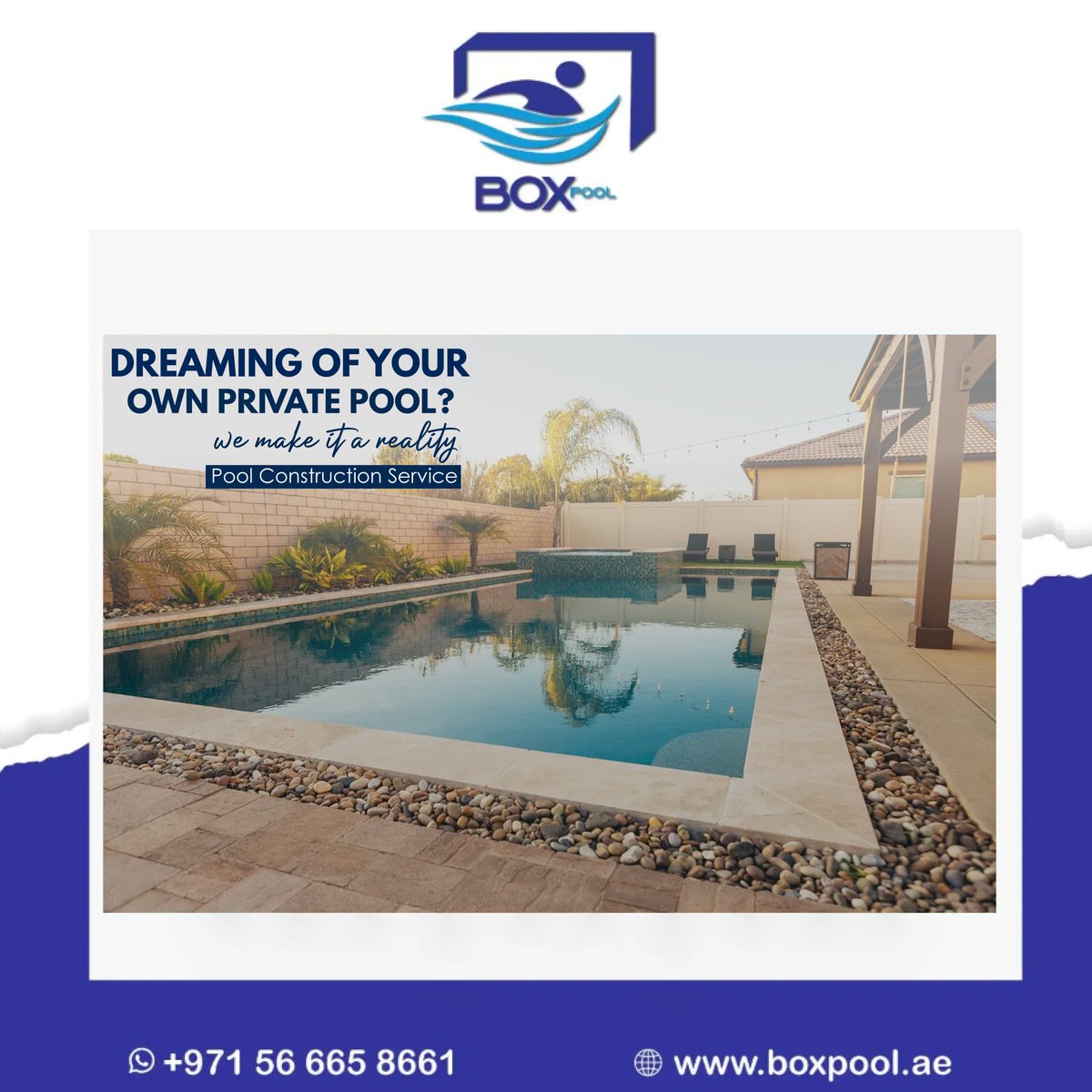 BoxpoolAe's tweet photo. Transform your backyard into a personal paradise with our exceptional pool construction services! 💦

Our team is always available to answer any questions you may have.
Contact : +971 56 665 8661

#swimmingpools #pool #construction #poolsafety #poolsafetyequipment #poolequipments https://t.co/RPeXxNf6al