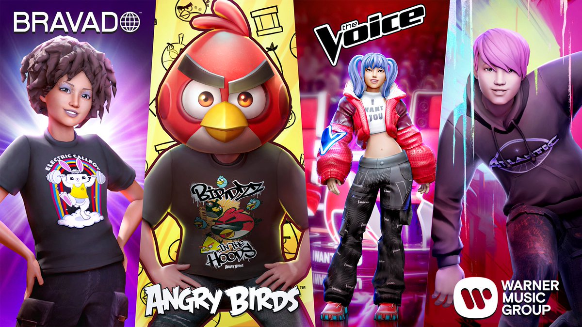 readyplayerme's tweet photo. We are about to enable monetization for developers of all sizes – IN A BIG WAY. Introducing Premium Assets Catalog 🎉 https://t.co/tFkukcGSRZ

The Catalog, featuring skins from @warnermusic, @UMG, @angrybirds, @McLarenF1, @NBCTheVoice and Bravado, is coming to developers soon. https://t.co/xpLJzKRDIu