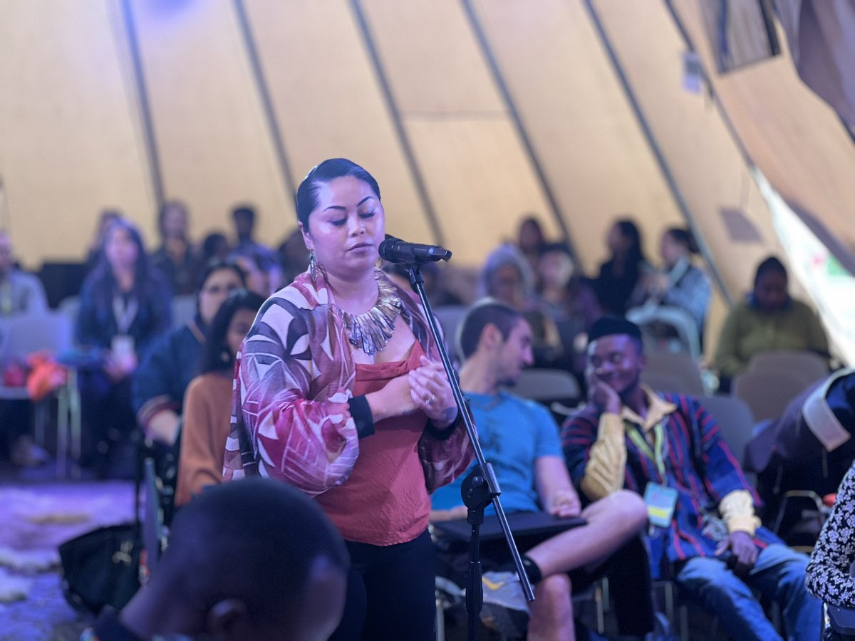 We don’t want to be merely seen as checkmarks on a list of Indigenous Peoples’ participants. We clearly request that Indigenous Youth should be actively involved in shaping policies and regulations.
-Sabrina Suluai-Mahuka, Samaon People.