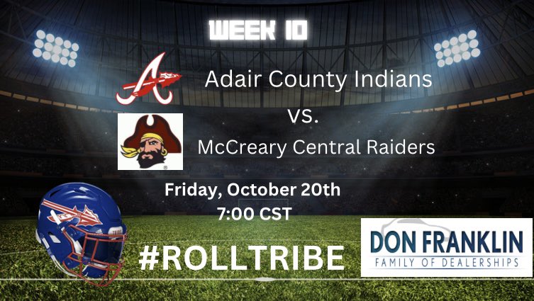AdairFBTribe's tweet photo. Gameday, baby!!!!
#RollTribe https://t.co/uq2sKb9mdD
