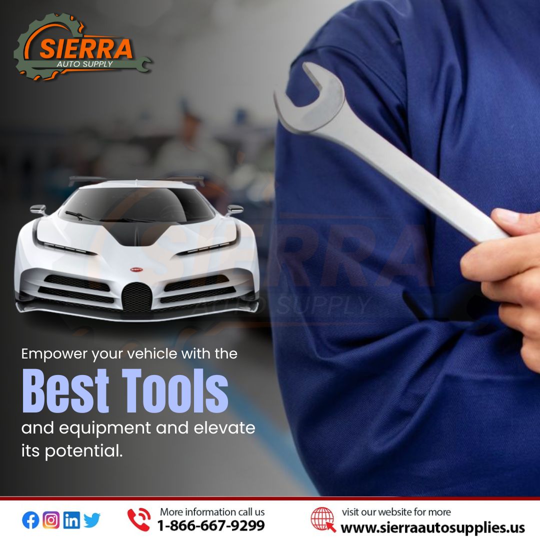 Empower your vehicle with the best tools and equipment from SIERRA AUTO SUPPLY and elevate its potential.
.
.
.
.
#ToolsAndEquipment #ToolboxEssentials
#DIYTools #WorkshopGear #HandTools #PowerTools
#ToolTime #ToolUp #twitterpost #twittermarketing #twitterpage.