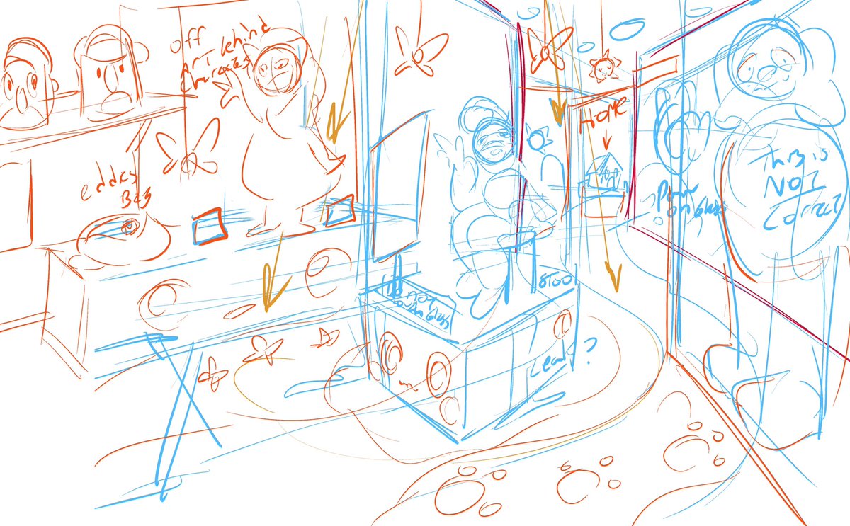 OttieTottie's tweet photo. Ho boy this one’s gonna take awhile 😅😅 #WelcomeHomeArt #fanart #wip #roughwip #puppetmuseum #concept https://t.co/eDxjbPBTDM
