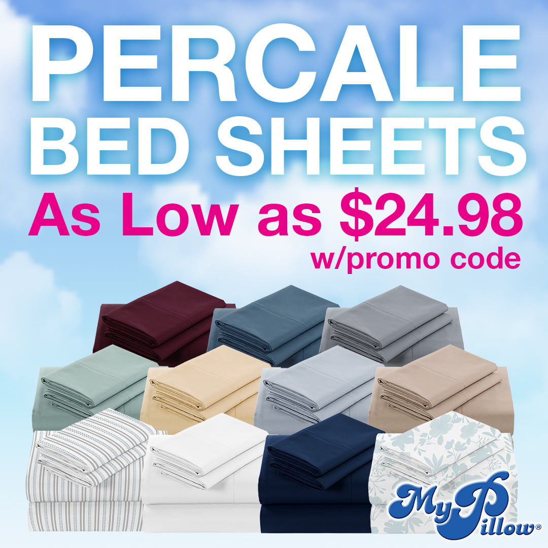 Introducing the ALL NEW MyPillow Bed Sheet – designed to deliver comfort and durability and start your night off better than ever! Breathable, cool, crisp feel, and built to last – get yours now for as low as $24.98 with promo code R295! #MyPillowBedsheets #ExperienceTheBest