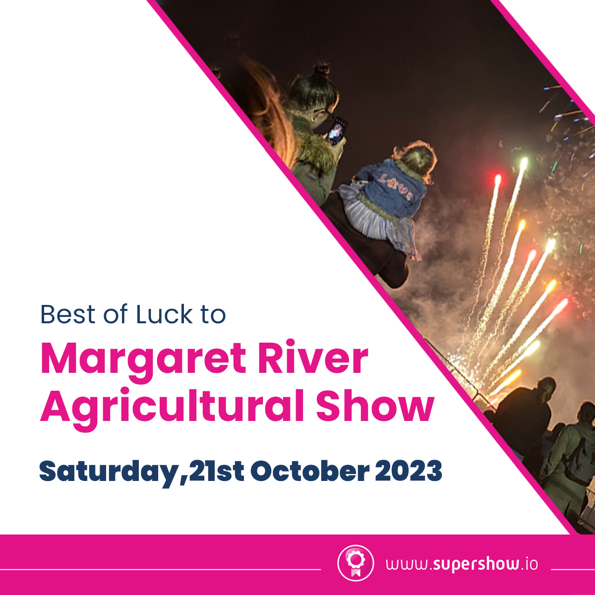 Wishing our client Margaret River Show every deserved success for their show taking place this weekend! Check it out at margaretrivershow.com #asa #agshowsaustralia #agrishows23 #agrishow #supershow #showmanagement #EventManagementPlatform #margaretrivershow