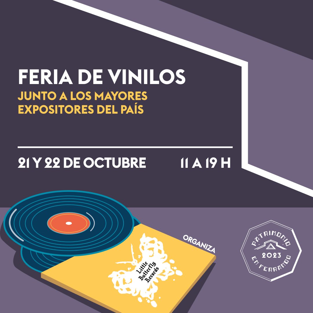 ¿Preparados? En nuestro Mes del Legado y la Cultura, celebramos nuestra herencia musical con una apasionante feria de vinilos junto a Little Butterfly Records 😎 ¡Te esperamos!