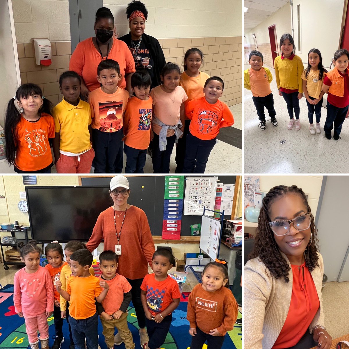 Wearing orange to represent Bullying Prevention &amp; Awareness Month… ☺️