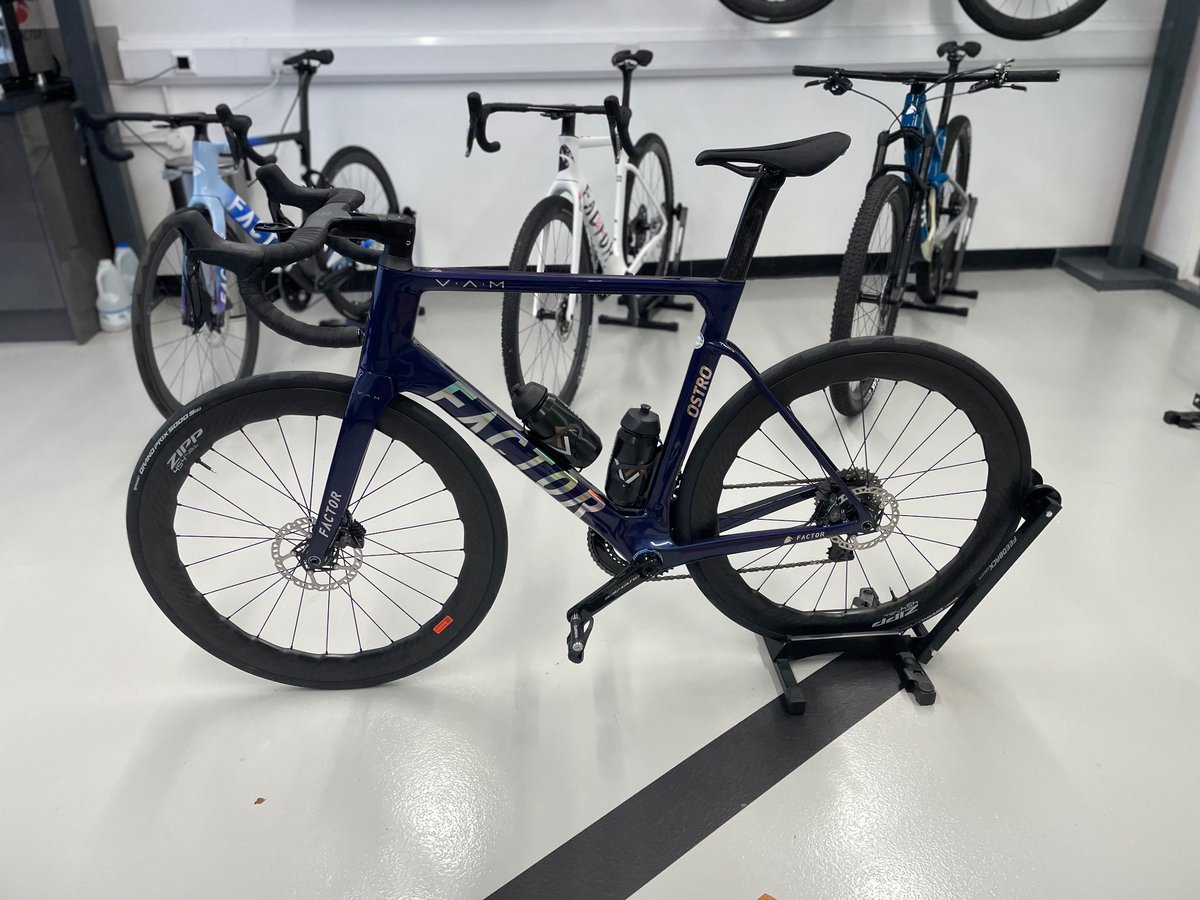New bike day! 🥳 <a href="/FactorBikes/">Factor Bikes</a> <a href="/viresvelo/">Vires Velo</a>