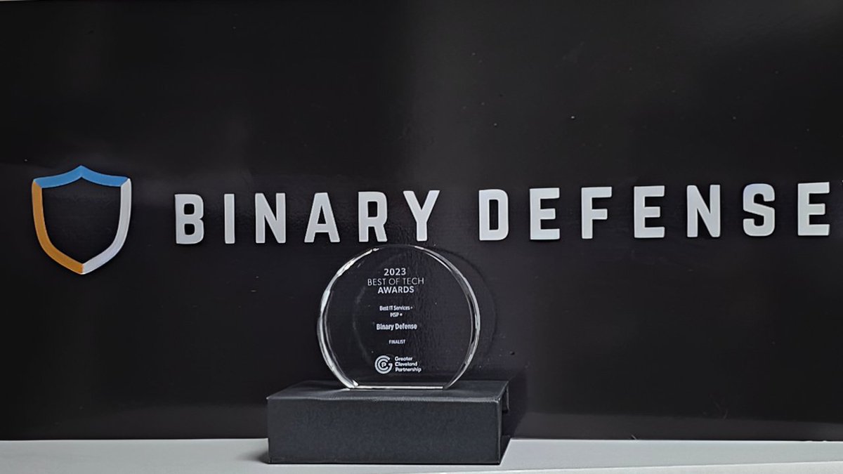 Binary_Defense's tweet image. We are proud to have finished as a finalist for the @GreaterCLE&apos;s Best IT services company. Thank you to our team and all of the great work they&apos;re doing to make the world a safer place!
#BestofTech23 #AllInforTech