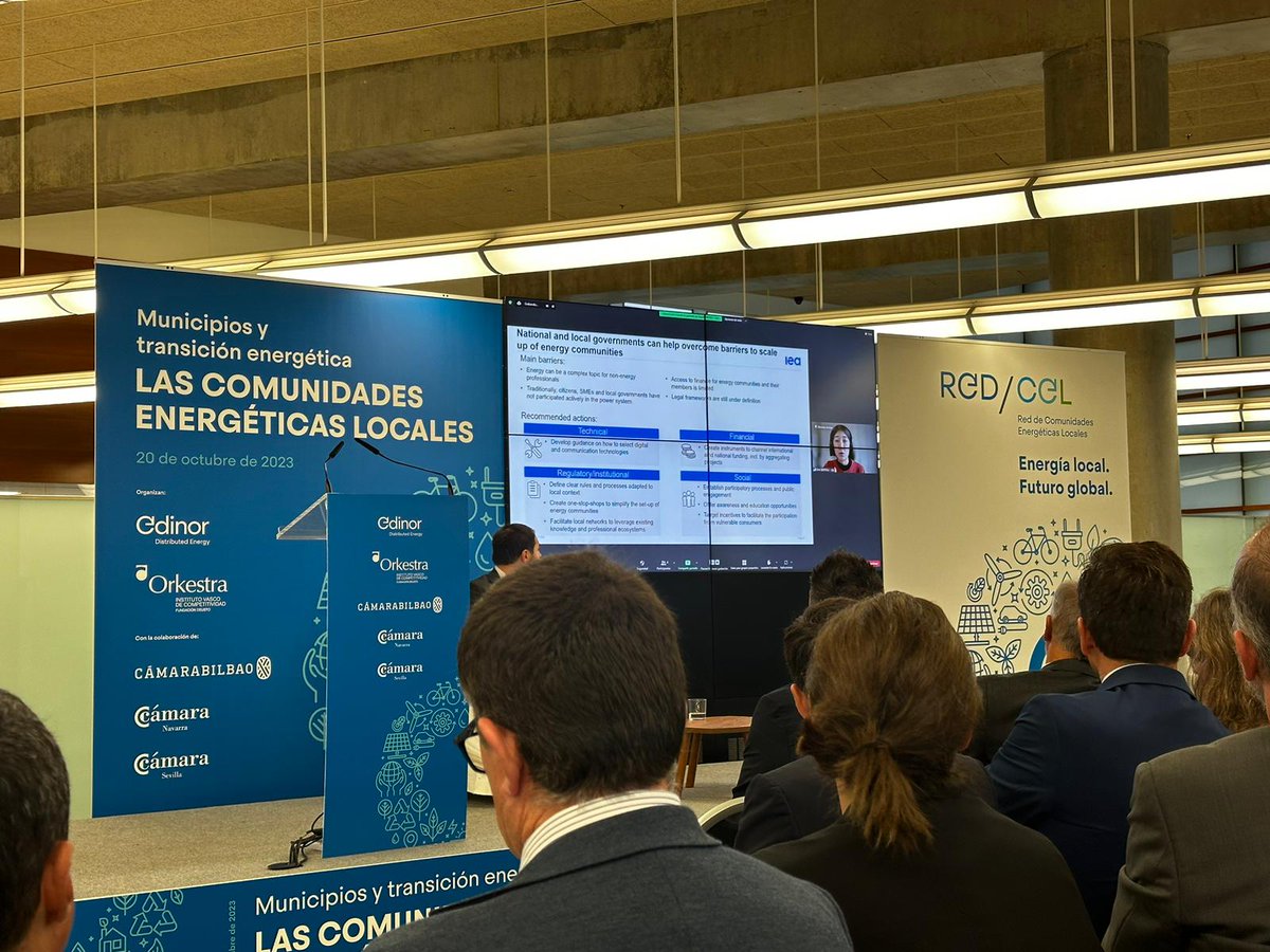 El concejal de Medio Ambiente, <a href="/pellitero/">Alejandro</a>, participa en la jornada “Municipios y transición energética. Las comunidades energéticas locales”, celebrada en Bilbao y organizada por #Edinor y el <a href="/orkestra/">Orkestra - IVC</a>, en colaboración con las <a href="/camarascomercio/">Cámara de España</a>. <a href="/cam_valladolid/">Cámara de Valladolid</a>