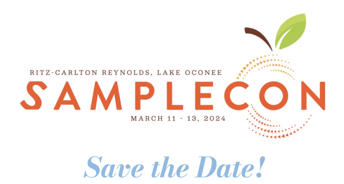 Samplecon's tweet image. Mark your calendars - #SampleCon 2024 on March 11-13th. Join us for collaborative discussions that shape #datainsights &amp;amp; the best #mrx industry networking
@ThinkNowGlobal @JDPower @paradigmsample @sagomrx @InnovateMR @numeratorone @DynataGlobal  #newmr #marketresearch #restech