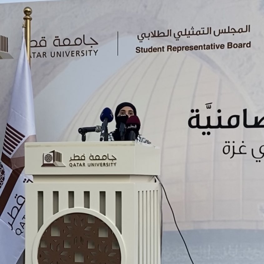 مقتطفات من الوقفة التضامنية مع اخواننا في فلسطين والتي تم تنظيمها مع نادي إيلياء.