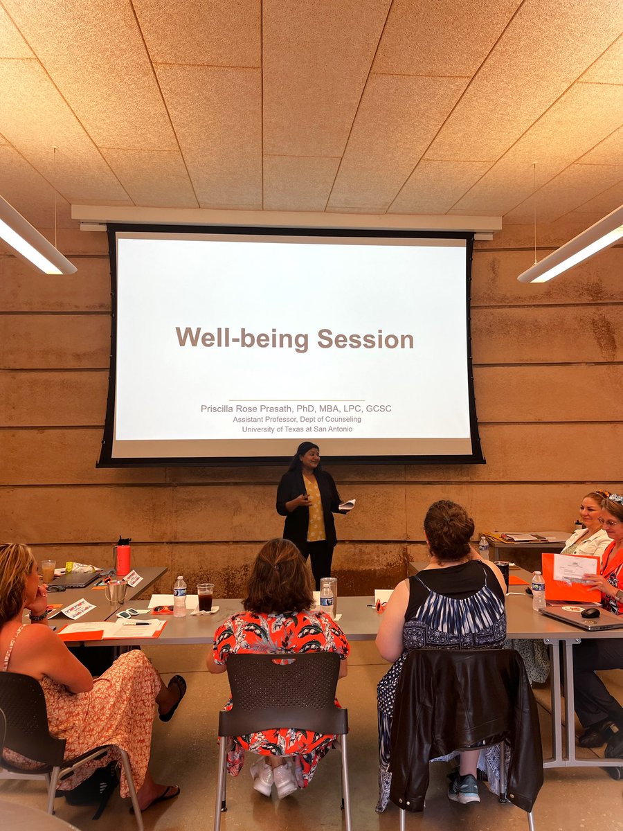 Excited to be have led an invited session on Practicing Wellbeing and Strengths-based Leadership for 6 senior leaders at UTSA's Business Affairs Leadership Retreat!#coehd #counseloreducator #wellbeingresearcher #utsa #utsabusinessaffairs #leadershipdevelopment #strengthscoach