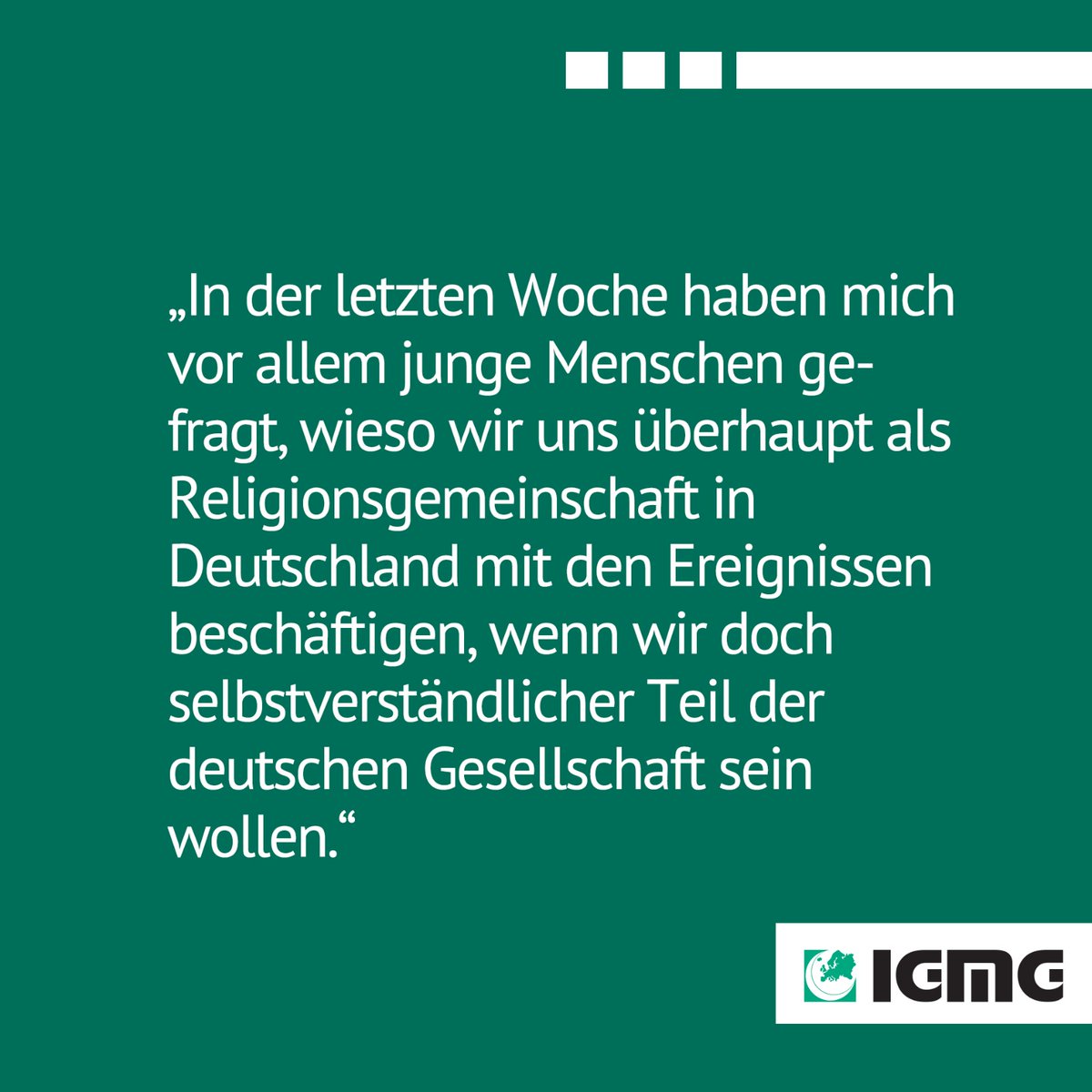 AliMete82's tweet photo. (D) @DIEZEIT hat ein Streitgespräch mit @LamyaKaddor  (MdB, Grüne) und mir geführt. Es ging den Vorwurf, #Muslime würden sich nicht deutlich von Terror und Gewalt distanzieren, die pauschale Infragestellung islamischer Gemeinschaften, die aufgeheizte Diskussionsatmosphäre.
https://t.co/9DXcRDmlX6... (€)
(TR) Almanya'nın ''DIE ZEIT'' gazetesi Yeşiller Partisi milletvekili Lamya Kaddor ve benimle bir söyleşi yaptı. Müslümanların terör ve şiddetle aralarına net bir mesafe koymadıkları suçlaması, İslami cemaatlerin toptan sorgulanması ve şu anki hararetli tartışma ortamını konuştuk.